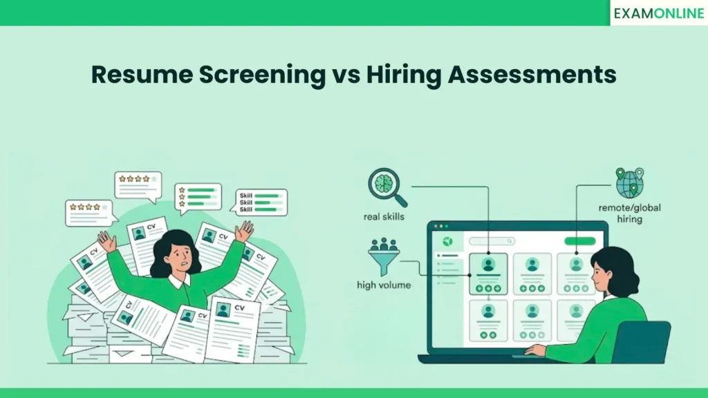 Online Hiring Assessments: How Companies Improve Recruitment 1 Resume Screening vs Online Hiring Assessments