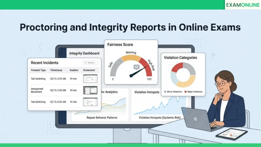How Online Exam Insights Strengthen Governance 2 Proctoring and Integrity Reports in Online Exams