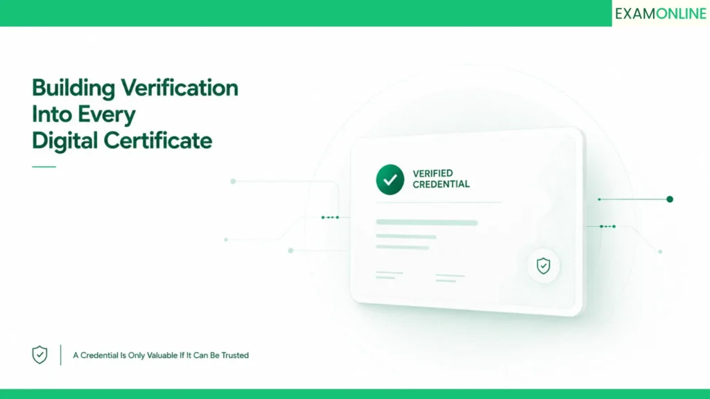 Exam Certification: From Scorecard To Credential 4 Building Verification Into Every Digital Certificate