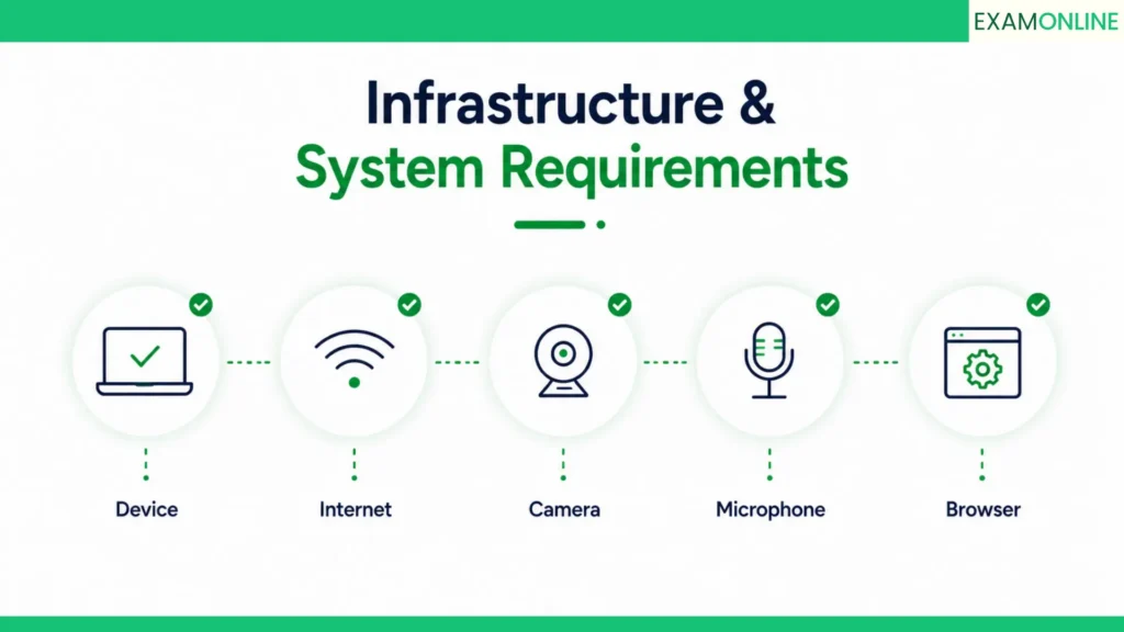 Remote Exam Proctoring Guide: Setup To Execution 3 Infrastructure and system requirements