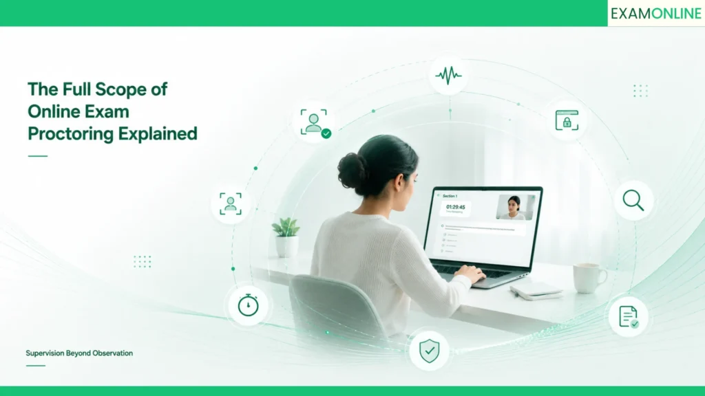 Online Exam Proctoring: From Live Test To Verified Score 1 The Full Scope of Online Exam Proctoring Explained