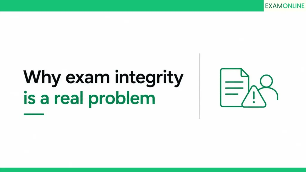 Proctoring Explained: Types, Evolution and Why It Matters 3 Why exam integrity is a real problem