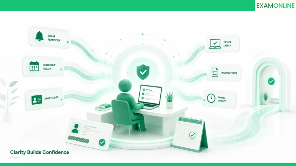 Online Exam Registration: From Sign-Up To Admit Card 7 Pre-Exam Communication That Keeps Candidates Ready