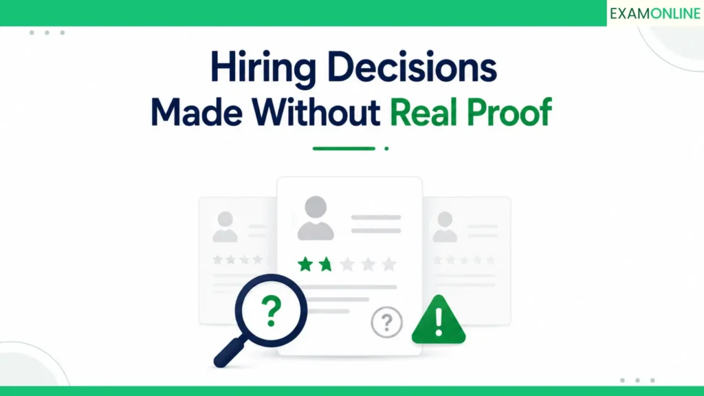 Online Assessment: The System Behind Smart Hires 1 the hiring decisions made without real proof