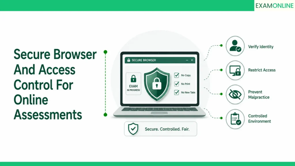 AI Proctoring Closes Online Assessment Blind Spots 5 secure browser and access control for online assessments