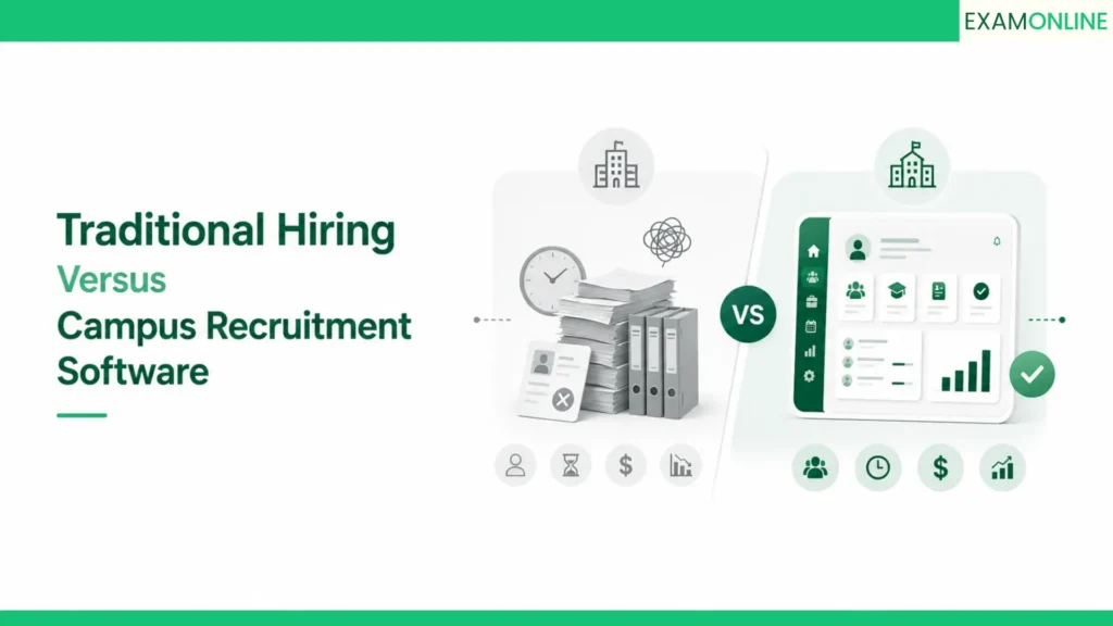 Campus Recruitment Software: A-Z Complete Guide 4 traditional hiring versus campus recruitment software