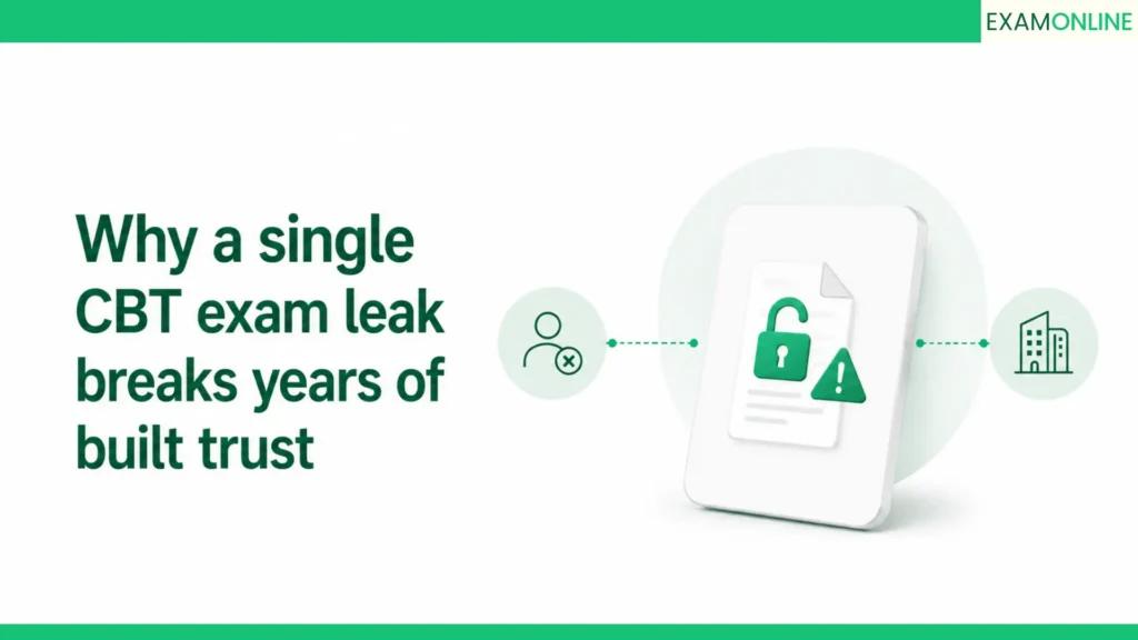 A Leaked CBT Exam Question Paper Hurts You 1 why a single CBT exam leak breaks years of built trust