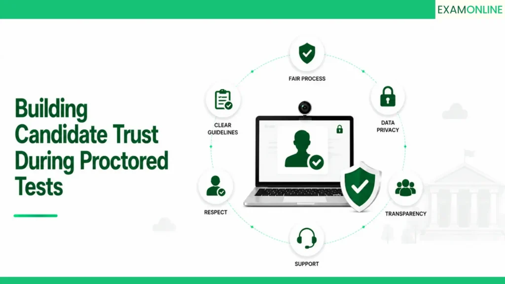 AI Proctoring For Exams: HR Assessment Guide 6 Building Candidate Trust During Proctored Tests