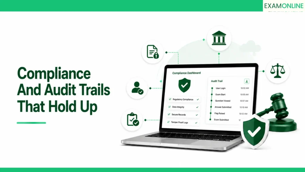 AI Proctoring For Exams For Govt Institutions 6 compliance and audit trails that hold up