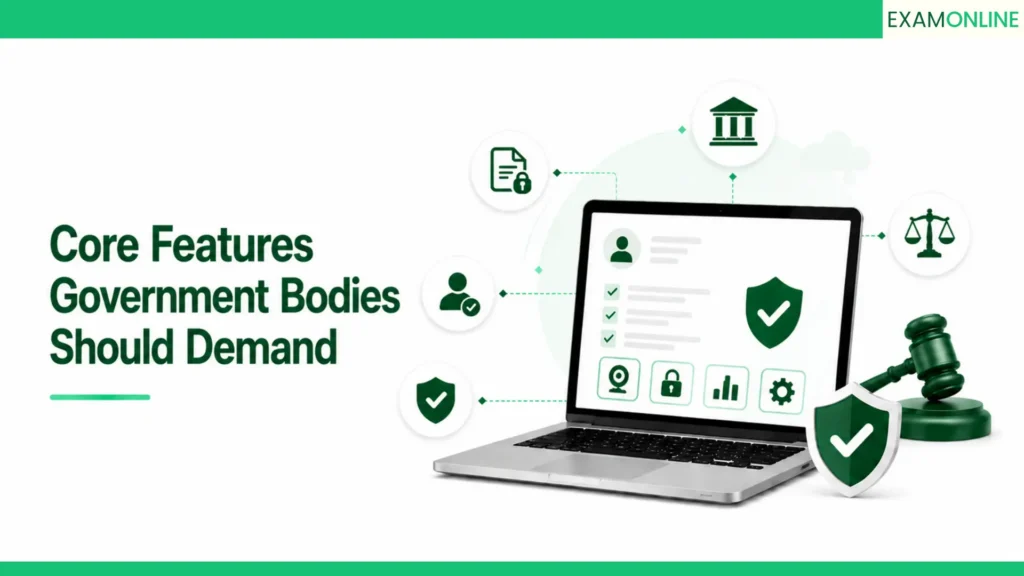 AI Proctoring For Exams For Govt Institutions 3 core features government bodies should demand