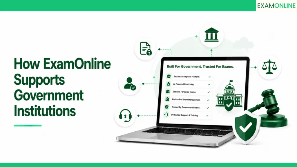 AI Proctoring For Exams For Govt Institutions 8 how examonline supports government institutions